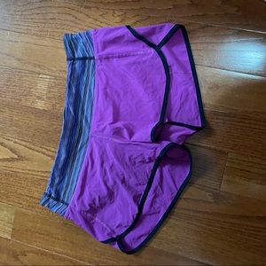 Lululemon Speed Shorts — Size 8 — Length 2.5